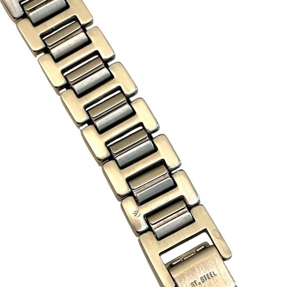 Yves Saint Laurent Two-Tone Gold and Silver Bracelet Watch - Picture 15 of 17
